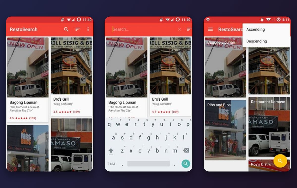 RestoSearch preview
